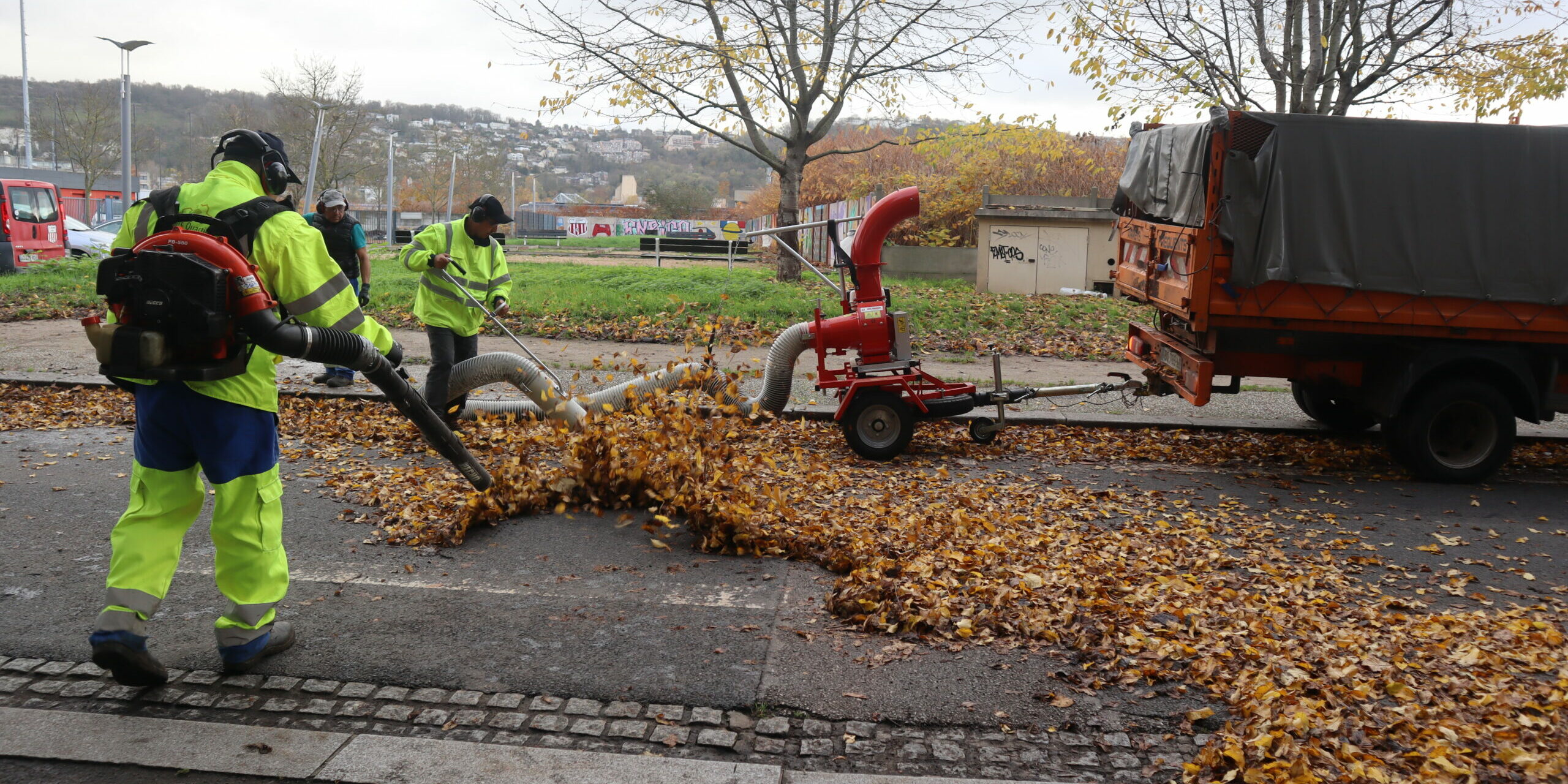 La saison des feuilles à la Régie des Quartiers de Rouen La saison des feuilles à la Régie des Quartiers de Rouen