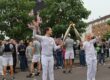 Flamme olympique Régie des Quartiers de Rouen