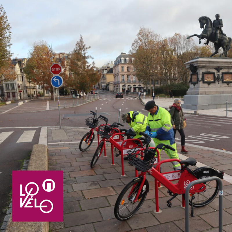 Régie des Quartiers de Rouen - Mission Lovélo Nettoyage des Stations Lovélo